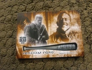 Walking Dead Medallion Bat Trading Card Abraham Ford Lucille MB-MC 31/99 - Picture 1 of 4