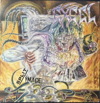 Excel Split Image 2XLP PURPLE VINYL Thrash SUICIDAL TENDENCIES NO MERCY BEOWULF Foto 1 de 4