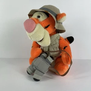 Disney Parks Esclusivo 9" Safari Tigro Animale Regno Bean Bag Peluche Pooh - Foto 1 di 6