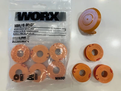 Weed Eater Grass Trimmer 9 + Cover for Worx 10ft/0.065 replacement spools Line - Image 1 of 4