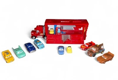 Disney Pixar Cars 3 Travel Time Mack Playset with Luigi & Guido + 9 CARS: READ - Image 1 of 4