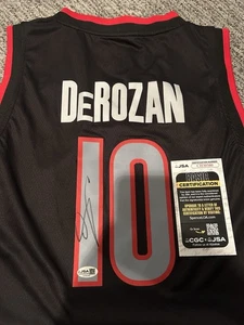 DeMar DeRozan Signed Toronto Raptors Retro Jersey JSA COA Authentic Auto NBA - Picture 1 of 4