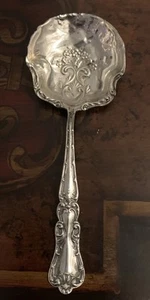 Rare Antique MANCHESTER MFG CO 1904 -1914Nut Bon Bon STERLING SILVER Spoon 5 1/4 - Picture 1 of 7