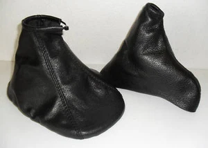 Vauxhall Omega 94 - 00 Shift Boot Brake Black Genuine Leather - Picture 1 of 1