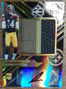 2022 Panini Limited GEORGE PICKENS 3 Color Rookie Patch Auto RPA RC /75 Steelers - Picture 1 of 5