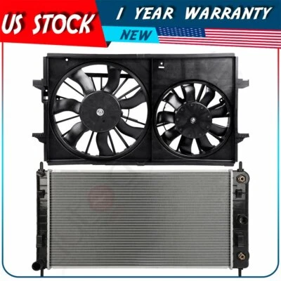 Conjunto de ventilador y radiador de refrigeración para Chevrolet Malibu 2008 2009 2010 2011 2012 Foto 1 de 4