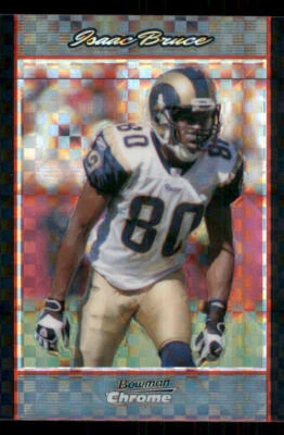 2007 Bowman Chrome Xfractors #BC159 Isaac Bruce /250 - Image 1 of 2