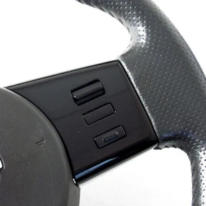 Black Right Steering Wheel Switch Cover for Nissan Navara D40 - Picture 1 of 3