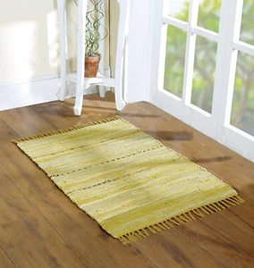 Cotton Rag Rug 2'X3' Multicolor Area Rugs Hand Woven Washable Reversibl - Picture 1 of 33