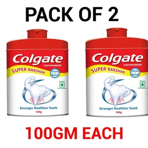2X Colgate Cavity Protection Toothpowder - with Calcium and Minerals 100gm - Picture 1 of 3