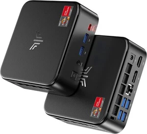 NIPOGI E3B 4K UHD Display MINI PC AMD Ryzen 7 5700U 16GB DDR4 512GB M.2 SSD WIFI - Foto 1 di 7