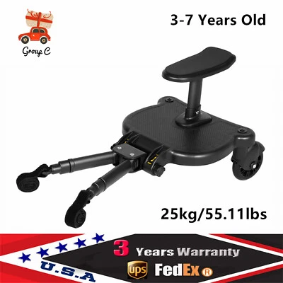 Stroller Board Universal Stroller Ride Board Buggy Wheeled Board Seat Ped - Image 1 of 4