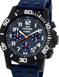 TW-Steel CA5 Mens Watch Carbon Chronograph 44mm 10ATM - Picture 1 of 6