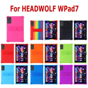 For HEADWOLF WPad7 Tablet Case Shockproof Soft Silicone Cover w/Stand Feature - Picture 1 of 28