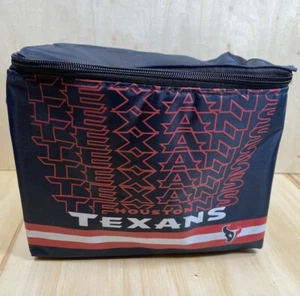 Houston Texans NFL Insulated Soft Side Lunch Bag Sports Cooler Logo - Picture 1 of 6