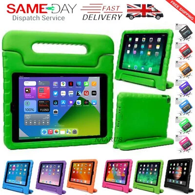 TOUGH KIDS SHOCKPROOF EVA FOAM STAND CASE FOR APPLE iPAD 10.2'' 7th 8th 9th Gen - Image 1 of 4