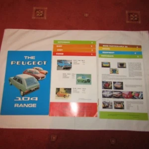 PEUGEOT 104 3 Door ZS Coupe 5 Door SL GL Hatch Hatchback UK Market Brochure 1977 - Picture 1 of 3
