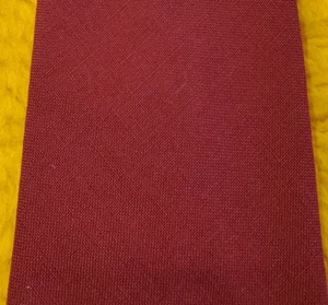 1930s 1940s VINTAGE MELBROKE ~ PURE DARK RED ~ MENS WOOL TIE ~ 52" - Picture 1 of 4