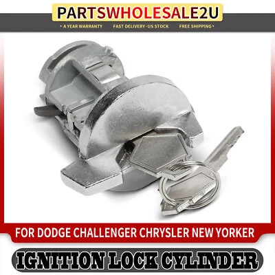 Novo cilindro de trava de ignição Zamak 5 com chaves para Dodge Challenger Chrysler Cordoba - Imagem 1 de 4