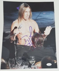 Iggy Pop REAL Firmado a Mano 11x14" Foto Certificado de Autenticidad JSA Chiflados Autografiados - Imagen 1 de 4