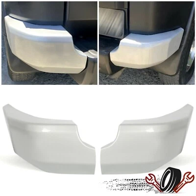 For Toyota FJ Cruiser 2007-14 Pair Rear Corner Bumper End Cap Pad LH & RH Silver Foto 1 de 4
