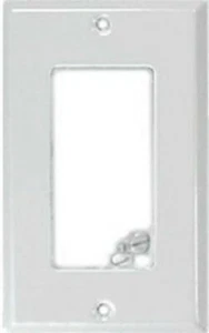 (3) Creative Accents White Steel Single Rocker Switch GFCI Decorative Wallplate - Picture 1 of 1