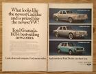 1975 Ford Granada Cadillac Seville VW Rabbit Photo Vintage Magazine Car Print Ad
