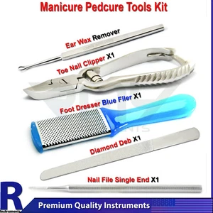 Chiropody Podiatry Skin Care Instruments Set Ingrown Toe Nail Clippers Cutter - Picture 1 of 6
