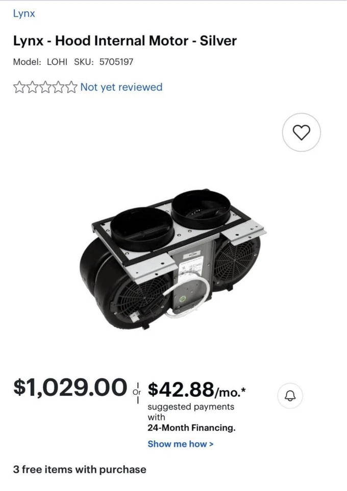 Lynx- Hood Internal Motor - Image 1 of 4