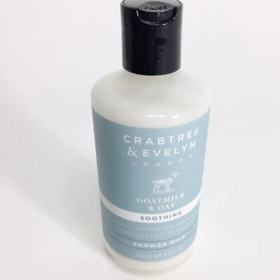 Crabtree & Evelyn leche de cabra avena leche de ducha calmante 8,5 oz Foto 1 de 3