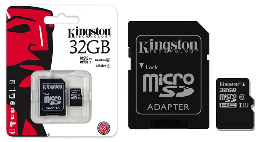 Kingston Micro SD 32GB Class 10 UHSULTIMO MODELLO  Memoria - Immagine 1 di 1