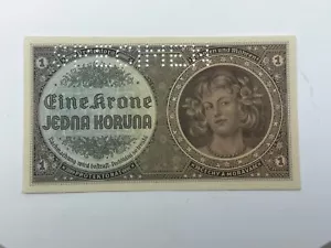 Boemia & moravia 1 corona 1940 ESEMPLARE P-3s NUOVO - Foto 1 di 2