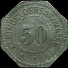 PIENIĄDZE AWARYJNE: 50 fenigów 1917, "SOESTER KEY". F 504.3. MIASTO SOEST / WESTFALIA.