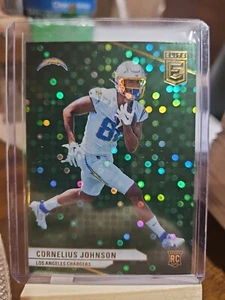 2024 Donruss Elite Green Disco Cornelius Johnson Rookie Card - Picture 1 of 2