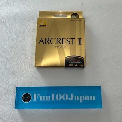 Nikon ARCREST II ARIIGL-PF77 Gold 77mm PROTECTION FILTER F Z Mount lens filter - Image 1 of 4