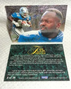 EMMITT SMITH--FLEER FLAIR PREVIEW 1995--#8--((( ONE CARD )))--L@@K - Picture 1 of 2