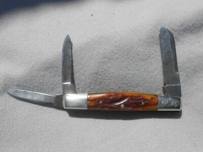 NAVAJA DE BOLSILLO WHITTLER ANTIGUA VINTAGE CATTARAUGUS CUTLERY CO LITTLE VALLEY NY 32449 Foto 1 de 4