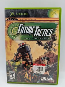 Future Tactics: The Uprising (Microsoft Xbox, 2004) W/MANUAL, COVER WATERDAMAGE - Picture 1 of 4