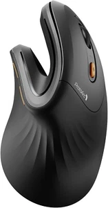 ProtoArc EM11 NL Ergonomic Mouse, Wireless Vertical Mini Mouse Black-UK - Picture 1 of 8