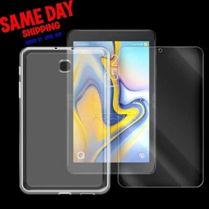 Premium 9H Screen Protector TPU Case for Samsung Galaxy Tab A 8.0" 2018 SM-T387V - Picture 1 of 1