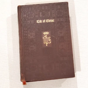 The Life of Christ illustrated 1957 John J Crawley index color pictures ribbon - Bild 1 von 20