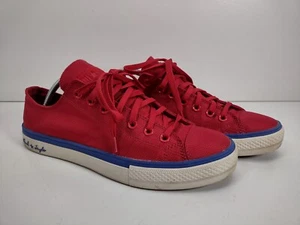 Zapatos Red Converse All Star Chuck Taylor Zapatillas Reino Unido Talla 9.5 - Imagen 1 de 13