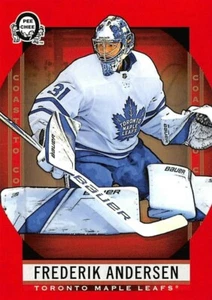 2018-19 O-Pee-Chee Coast to Coast Red #48 Frederik Andersen - Bild 1 von 2