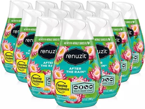 Renuzit Adjustable Gel Air Freshener Cone, after the Rain Scent,12 PACK
