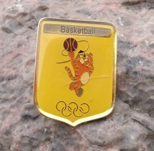 1988 Seoul Summer Olympic Games South Korea Basketball Hodori Pin Badge - Picture 1 of 2