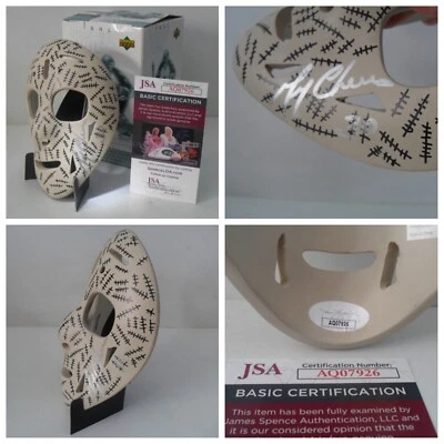 Gerry Cheevers Signed 2002-2003 UPPER DECK Mini Mask Collection JSA COA AQ07926 - Image 1 of 4