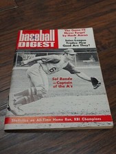 Baseball Digest Sal Bando ⚾ Oakland A's  August 1970 EXC