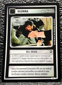 Star Trek CCG 1E Voyager VOY 13R 2001 - Hull Breach - Imagen 1 de 2