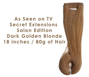 Secret Extensions Salon Edition Dark Golden Blonde Color # 14/26R Hair Accessory - Picture 1 of 5