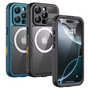 Waterproof Case for iPhone 16 Pro Max 16 Plus MagSafe Shockproof Full Body Cover - Picture 1 of 40